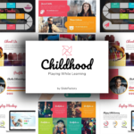 Childhood - Playful Keynote Template main cover.