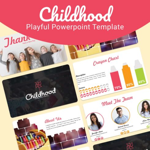 Childhood - Playful Powerpoint main cover.