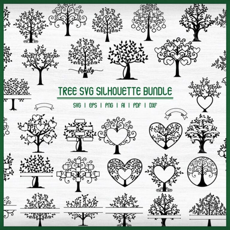 Tree SVG Bundle, Tree Of Life SVG, Tree SVG, Family Tree SVG ...