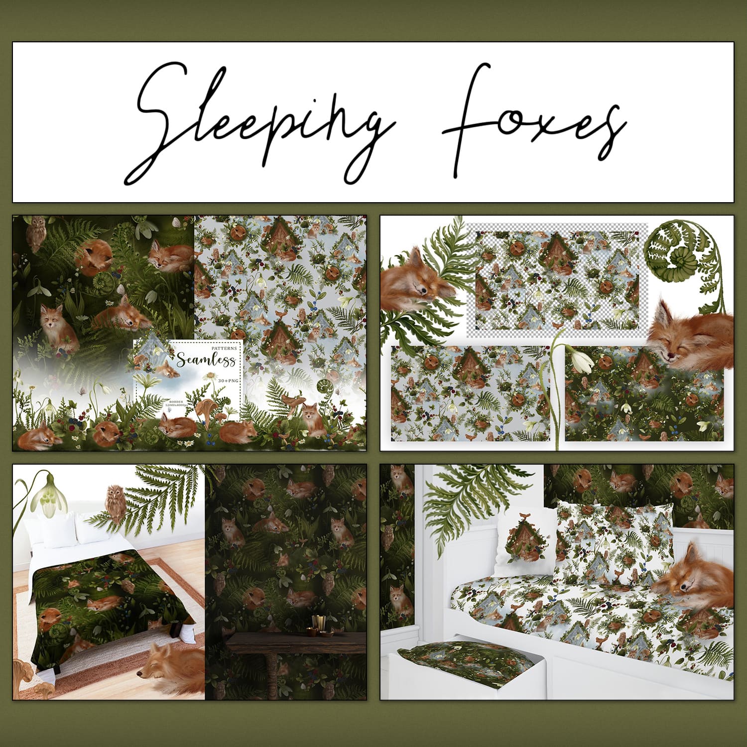 Sleeping foxes cover.
