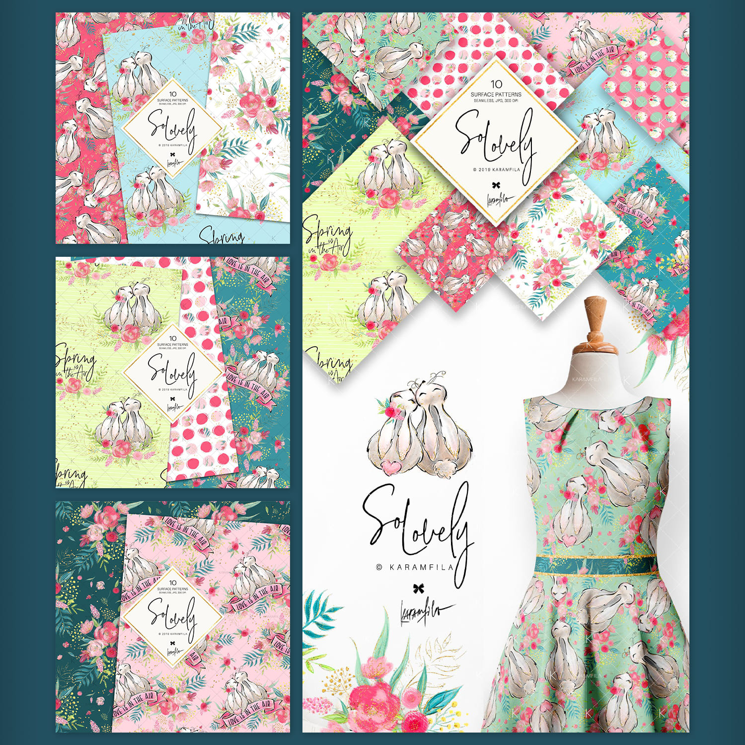 Spring Bunny Patterns cover.