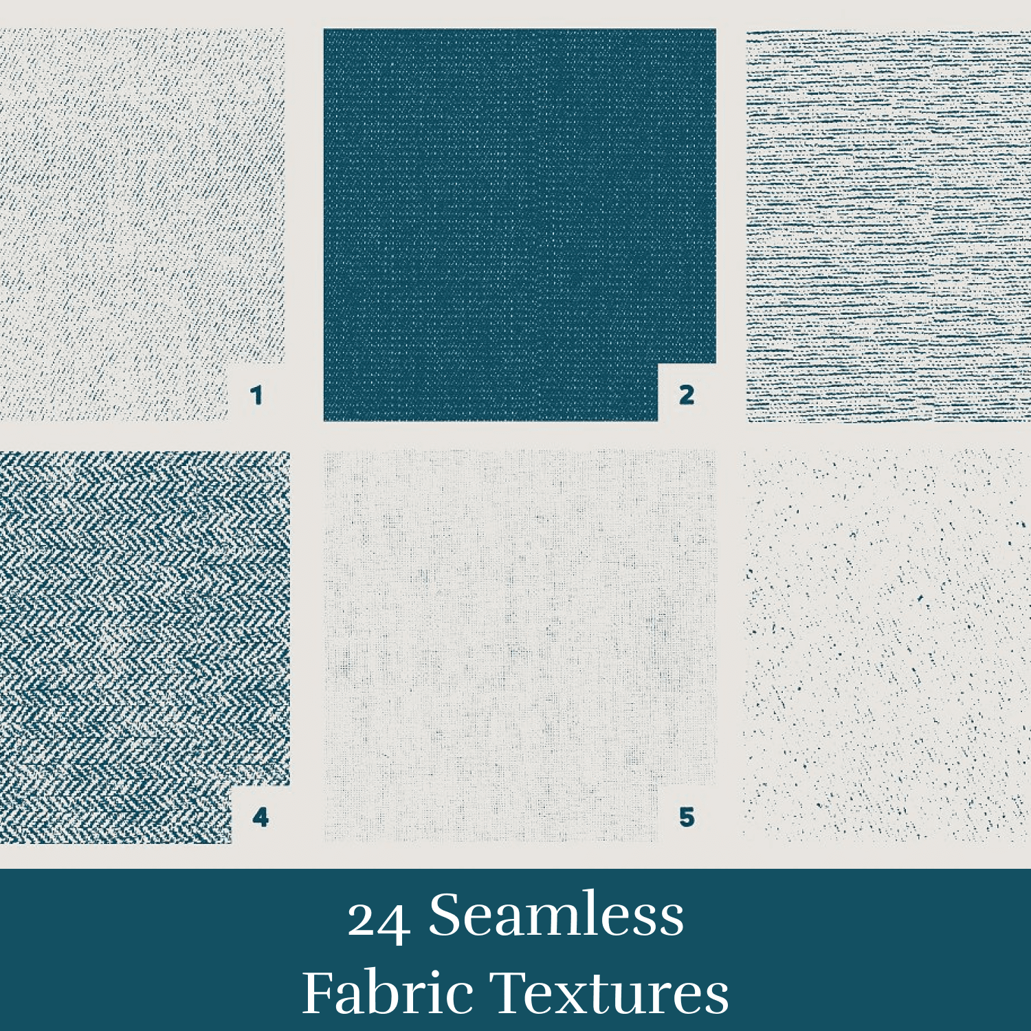 24 Seamless Fabric Textures cover.