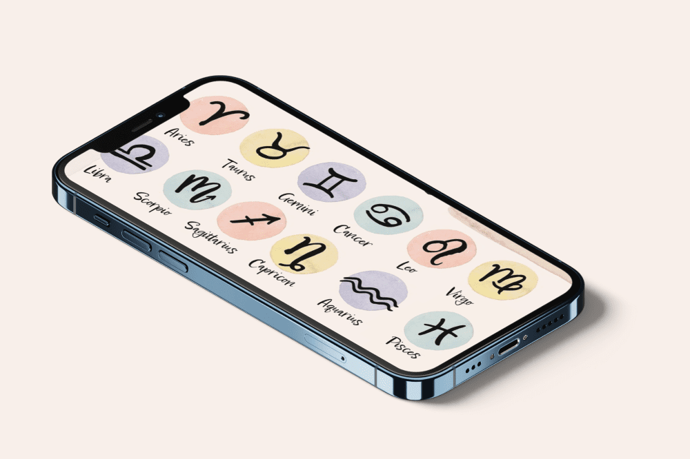 Astrological Symbols - mobile option.
