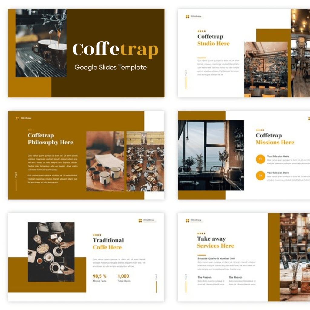 Coffetrap Google Slides Template – MasterBundles