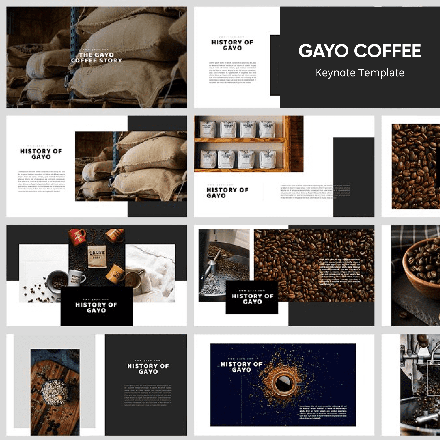 Gayo Coffee Keynote Template.