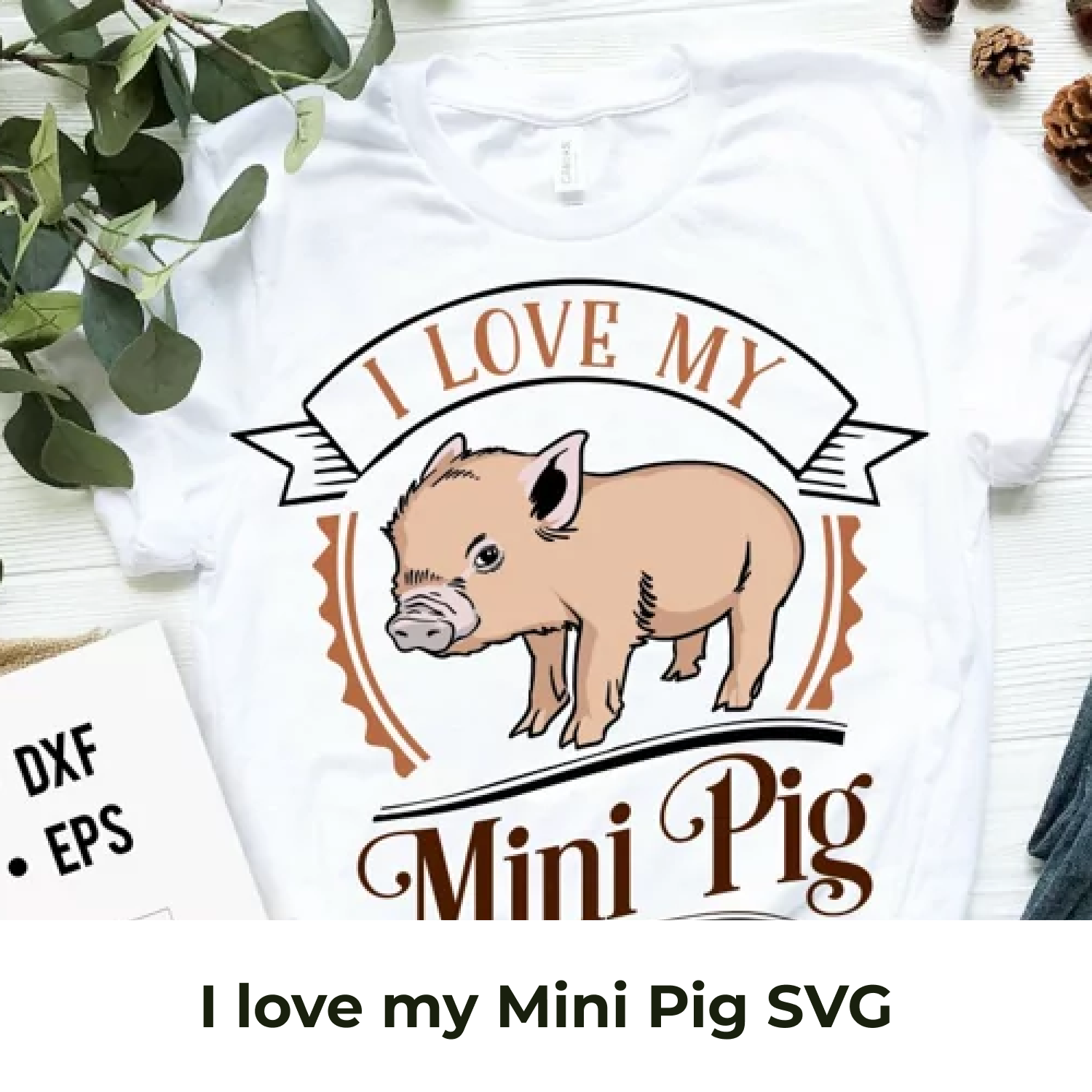 I love my Mini Pig SVG cover.