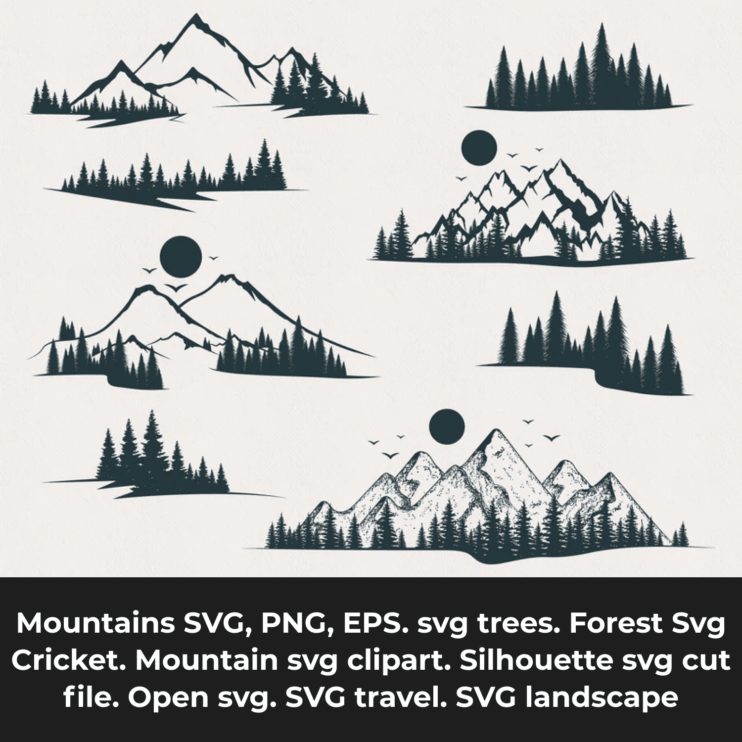 Drawing & Illustration Mountain svg clipart Mountains SVG Outdoor svg ...