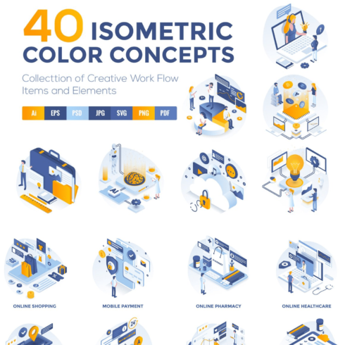 Set of Modern Isometric Concepts.