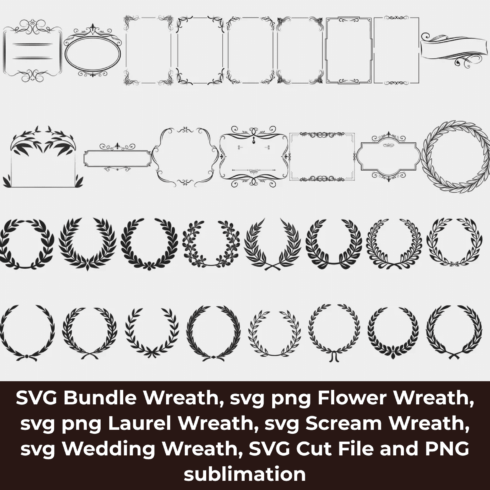 Wreath SVG Bundle.