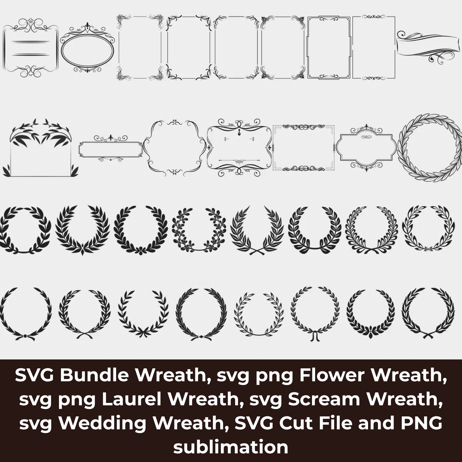 Wreath SVG Bundle.