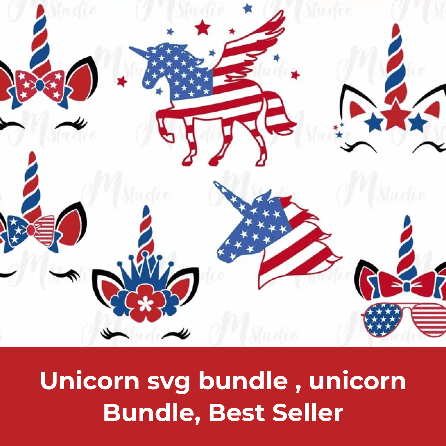 Unicorn svg bundle , unicorn Bundle, Best Seller cover.