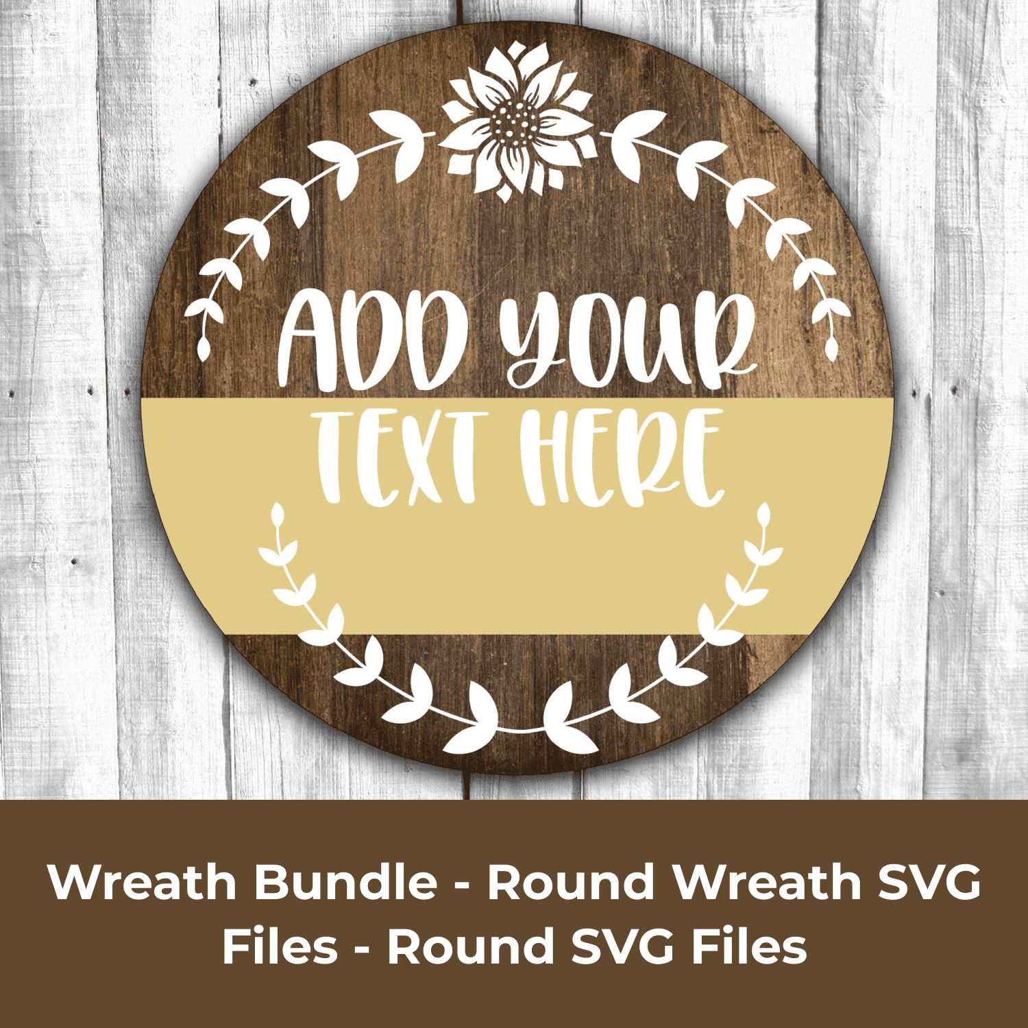 Wreath Bundle - Round Wreath SVG Files - Round SVG Files.
