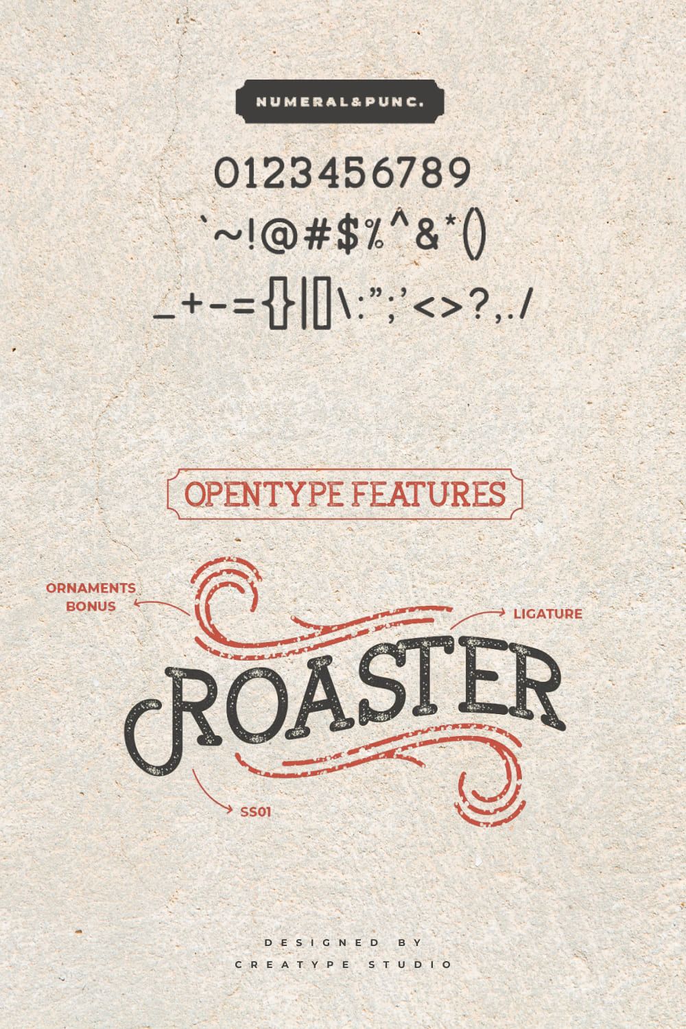 Broster Slab Typeface.
