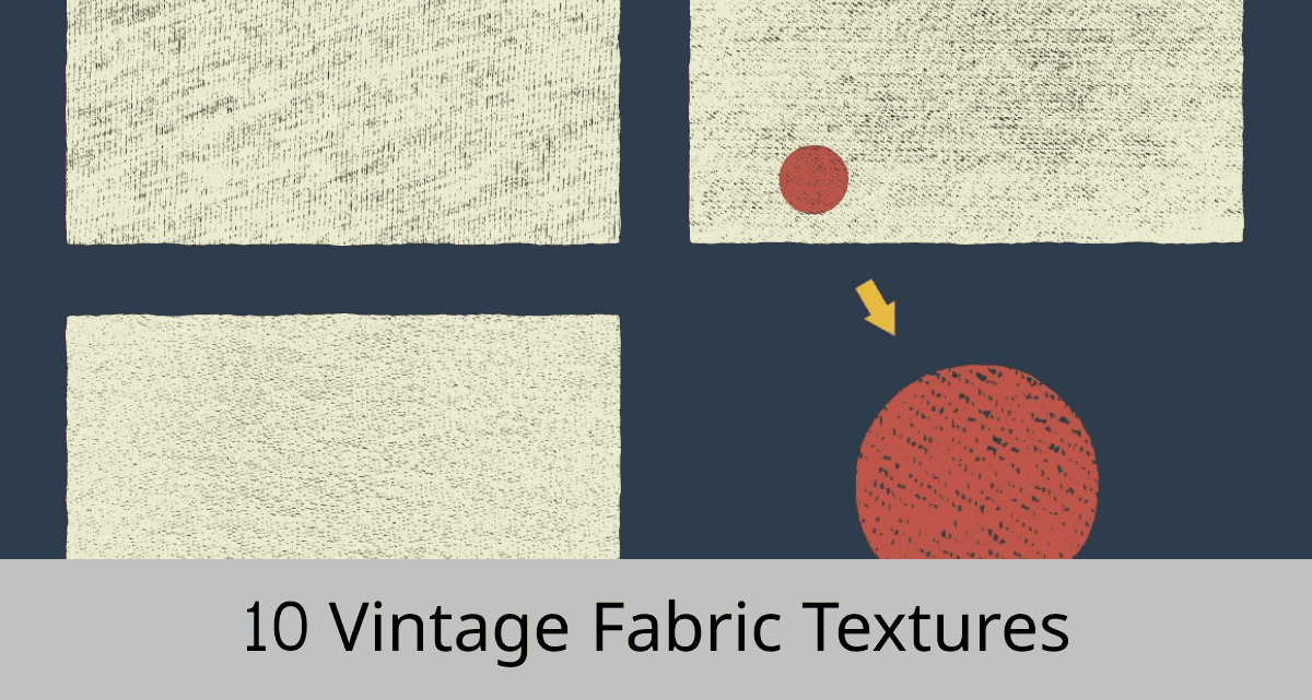 10 Vintage Fabric Textures.