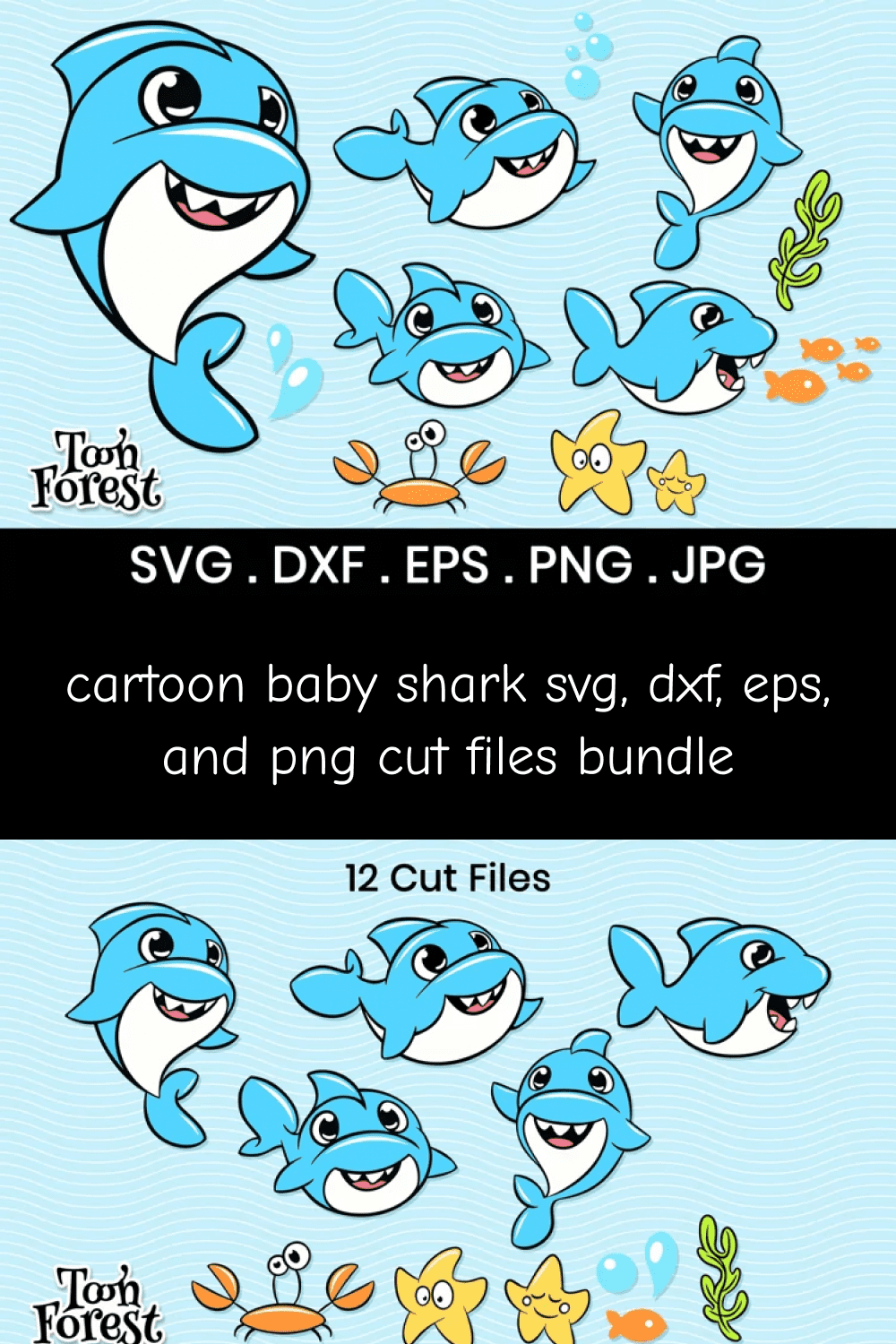 03 cartoon baby shark pinterest