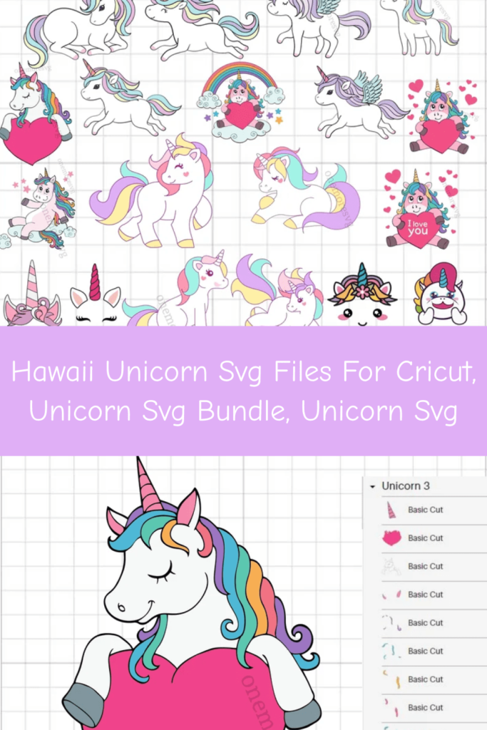 Kawaii Unicorn SVG Files for Cricut – MasterBundles