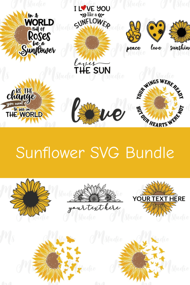 Sunflower Svg Bundle Master Bundles 