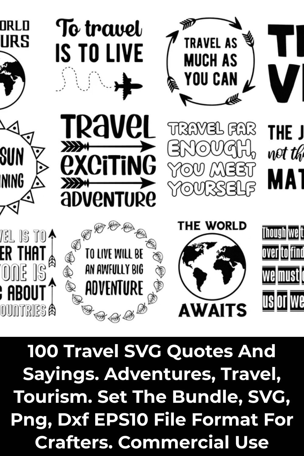 04 100 travel svg quotes and sayings 1000h1500