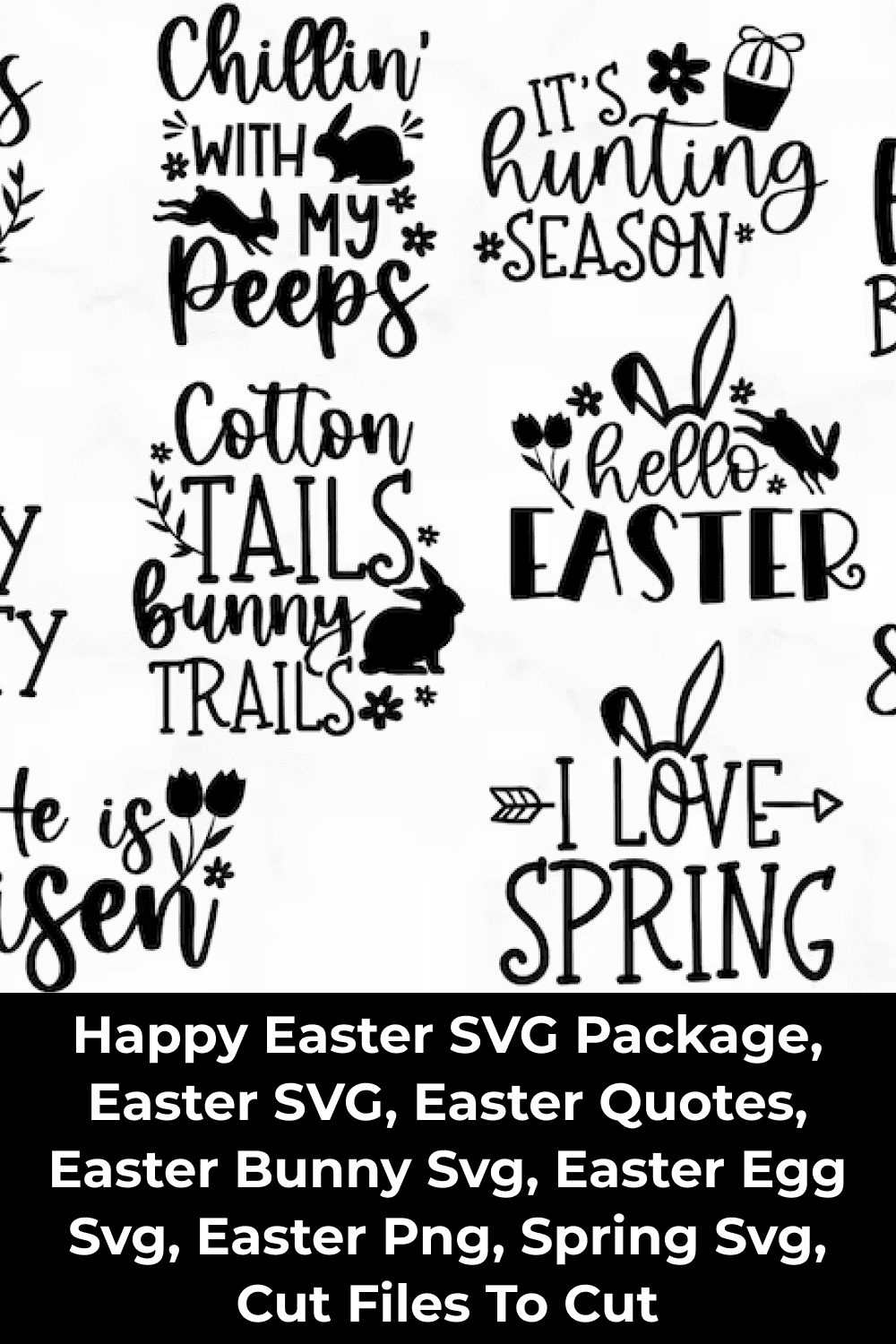 Happy Easter SVG Bundle.