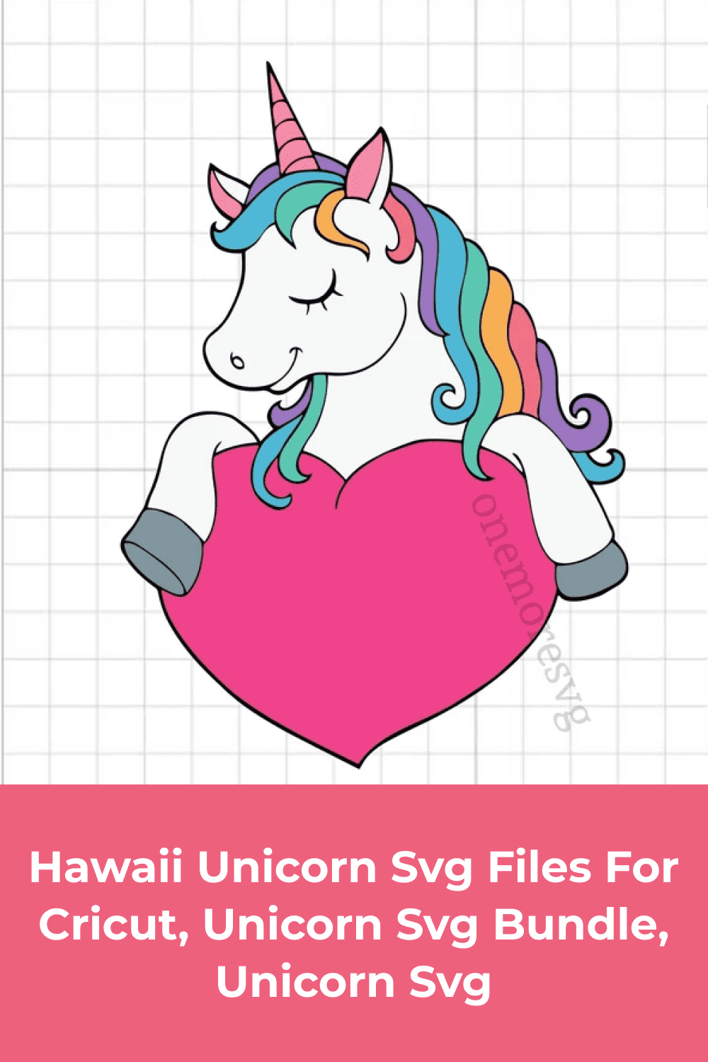 Kawaii Unicorn SVG Files for Cricut.