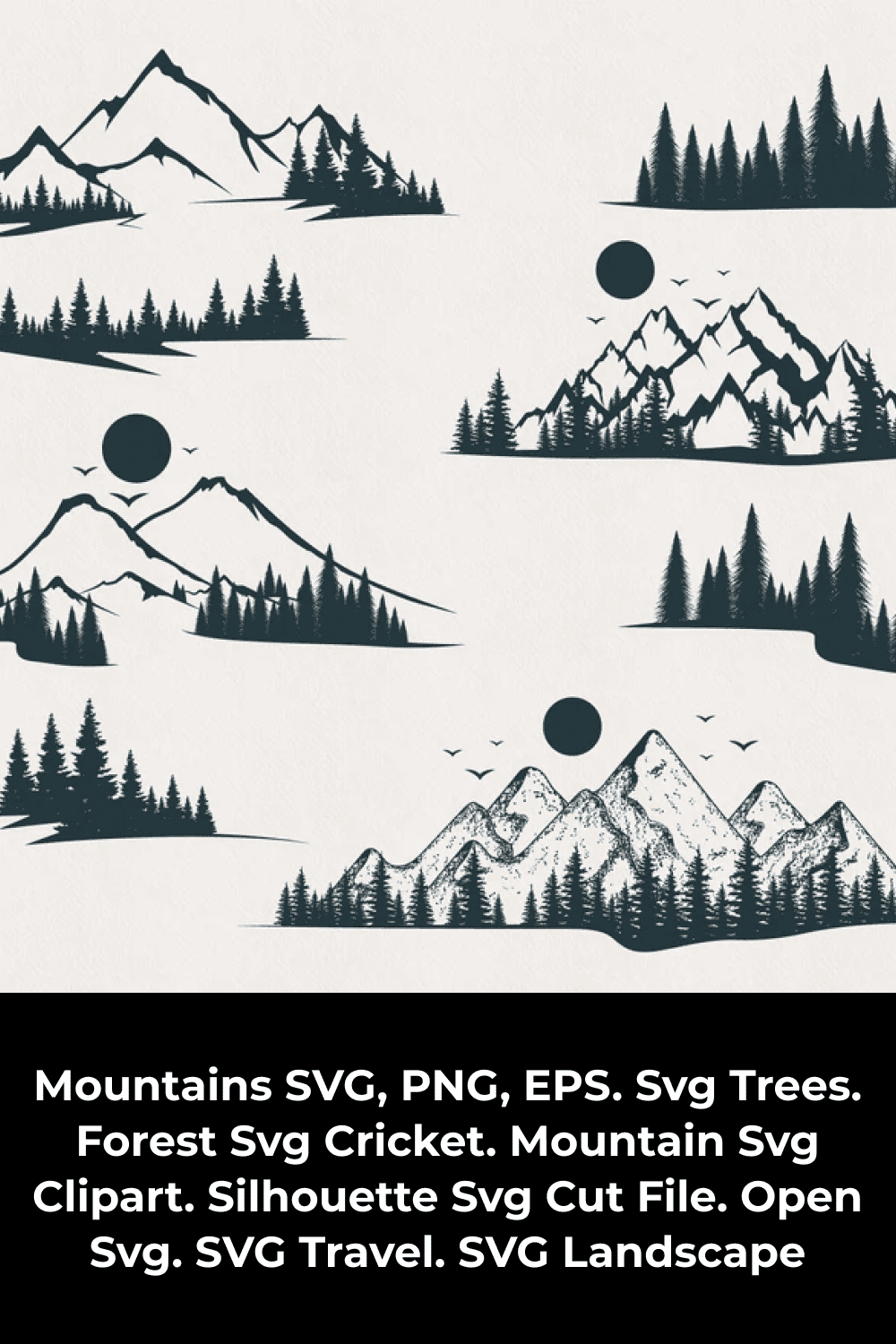 Mountains SVG.
