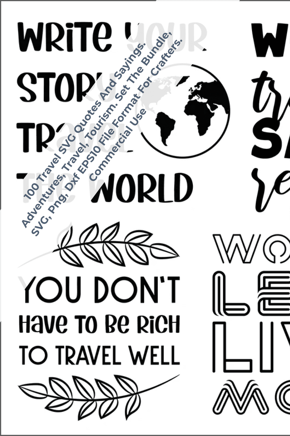100 Travel SVG Quotes & Sayings.