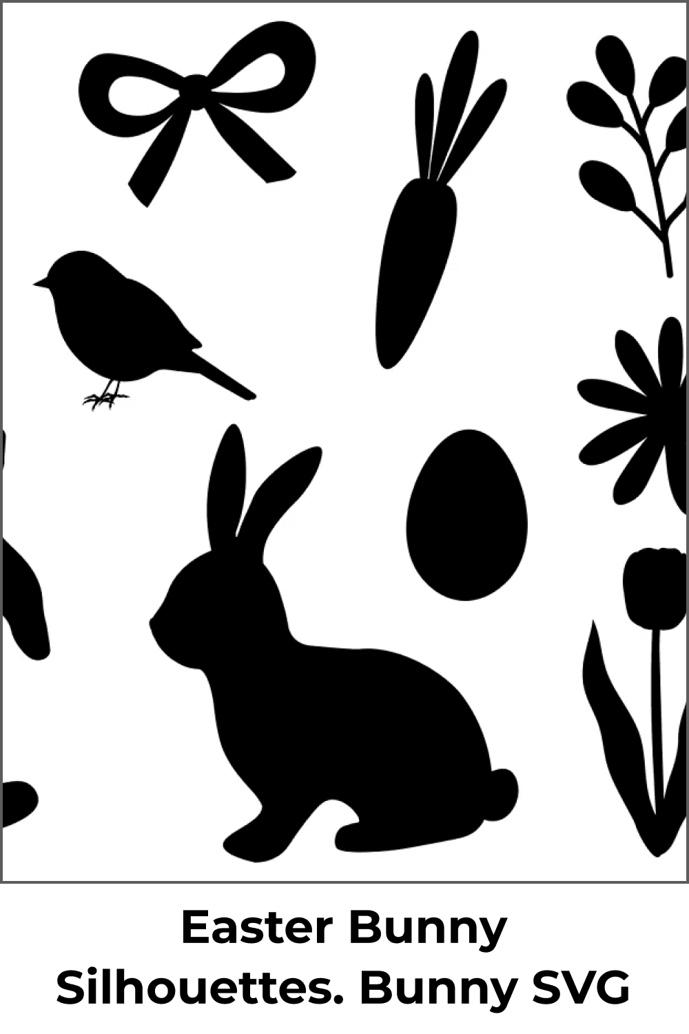easter silhouette