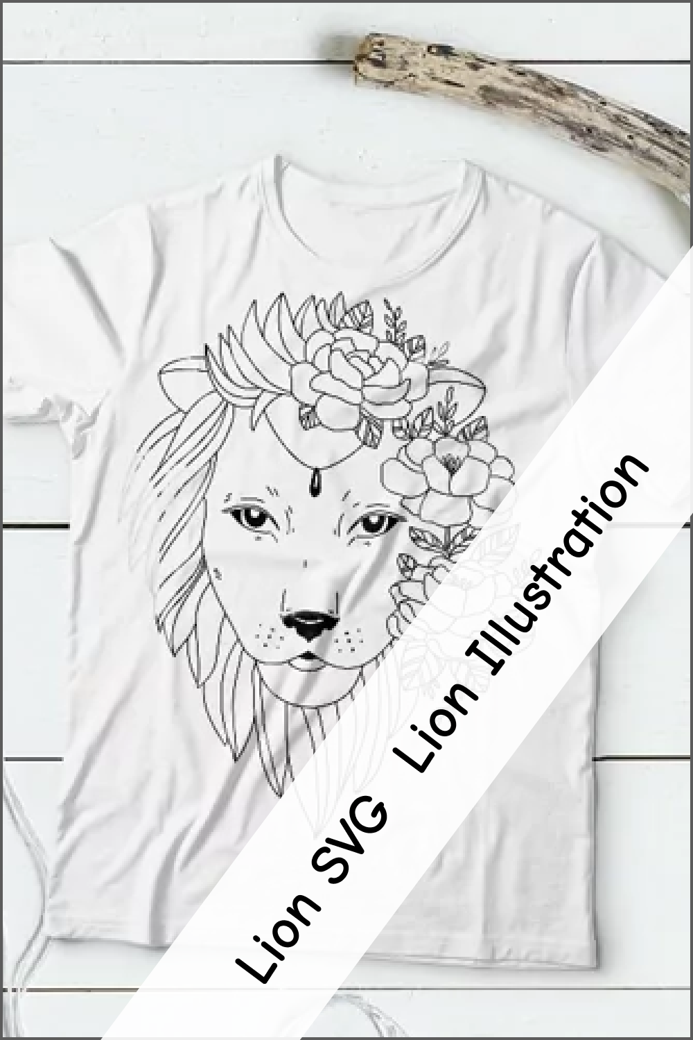 Lion SVG / Lion illustration.