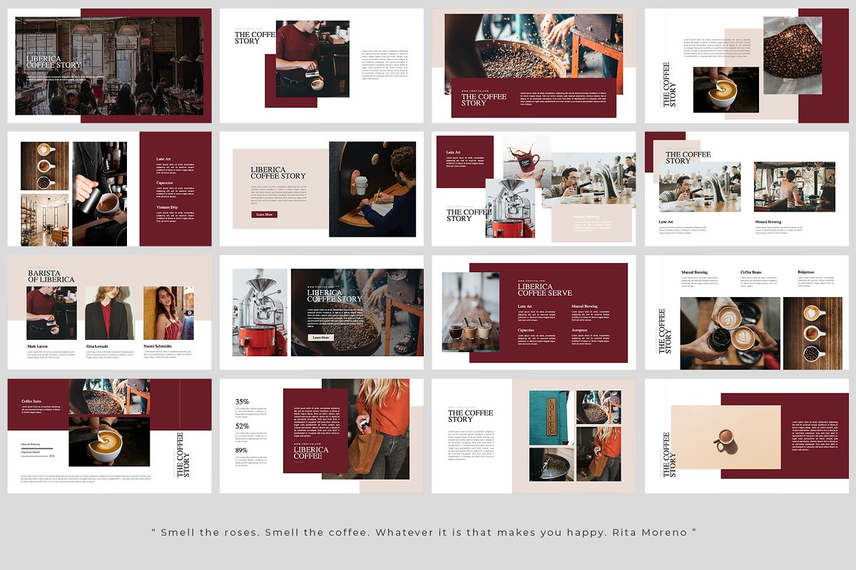 This template is perfect for people looking to showcase their business with a professionally designed presentation.