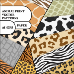 Animal Print Vector Patterns - Paper.