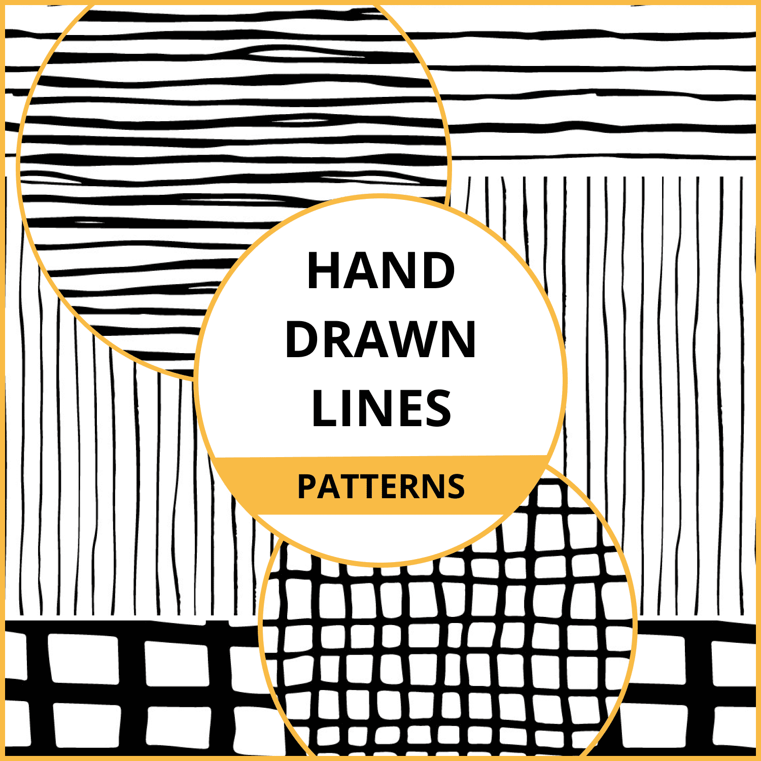Hand drawn lines - patterns.