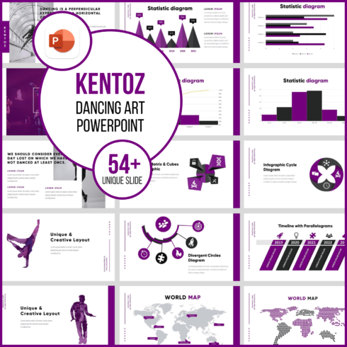 Kentoz - Dancing Art Powerpoint.