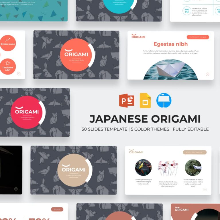 Huge Japanese Presentation Bundle: 300 Slides PPTX, KEY, Google Slides ...