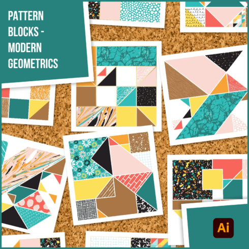 Pattern Blocks - Modern Geometrics.