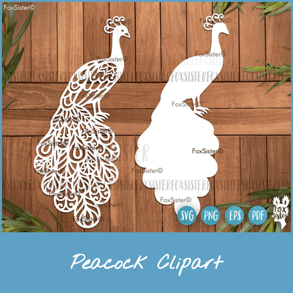 Peacock Bird Cut Svg File Masterbundles 8393