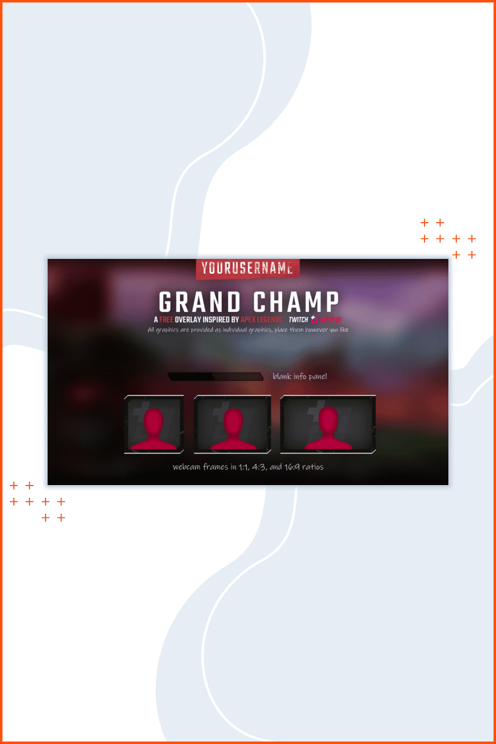 Grand Champ is overlay inspired by the art style, using pops of color amongst raw, industrial elements – it’s both rough and vibrant in the right places.