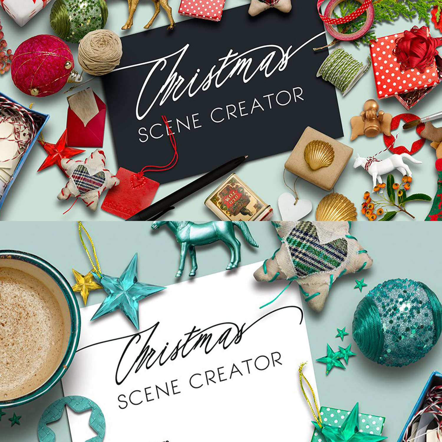 Scene Creator-Christmas PSD cover image.