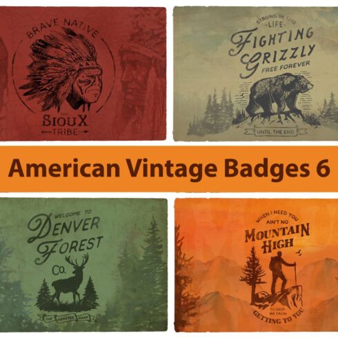 American Vintage Badges 6 main cover.