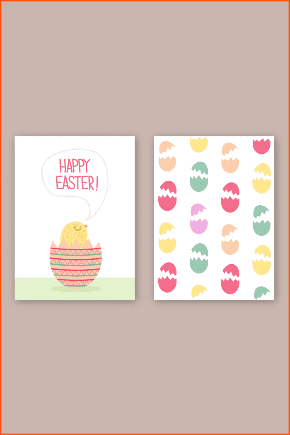 Free Easter Card Vector.
