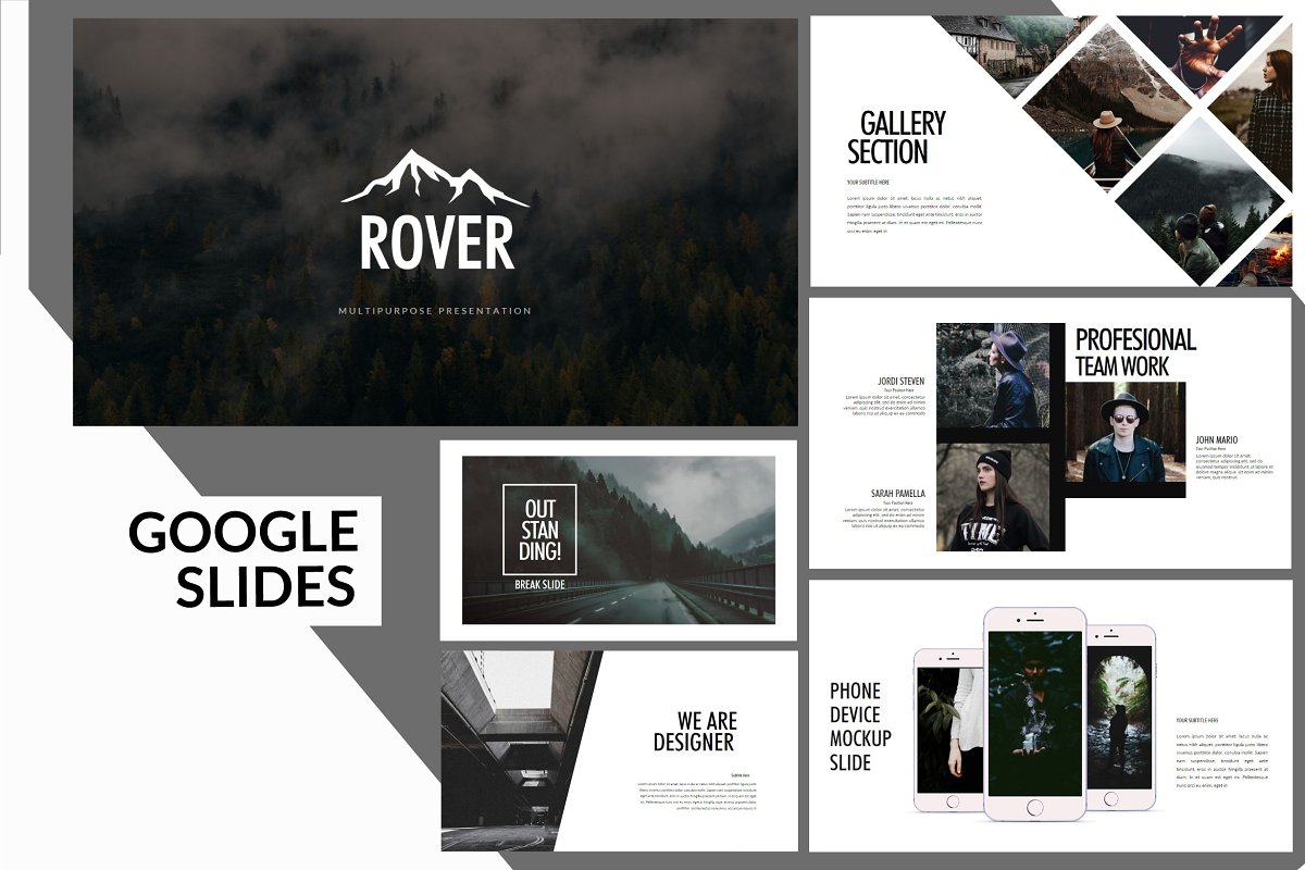 Cover image of Rover Adventure - Wild Google Slides.