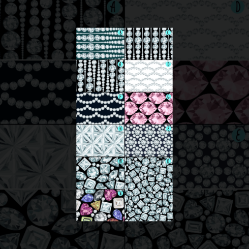 15 Seamless Diamond Patterns – MasterBundles