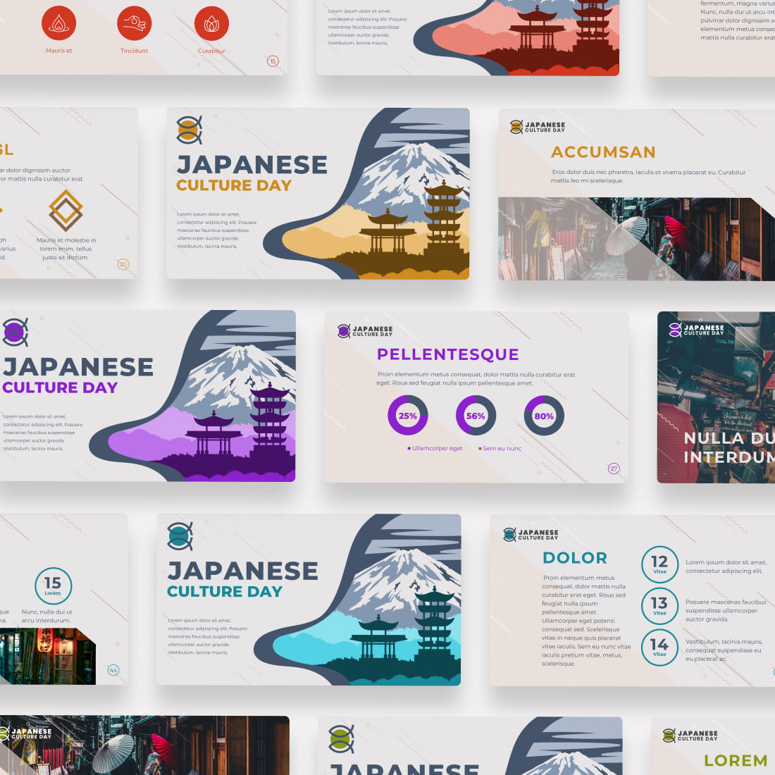 Culture Japan Google Slides Theme cover image.