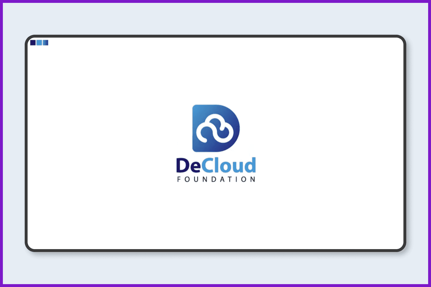 Final logo of DeCloud Foudation.