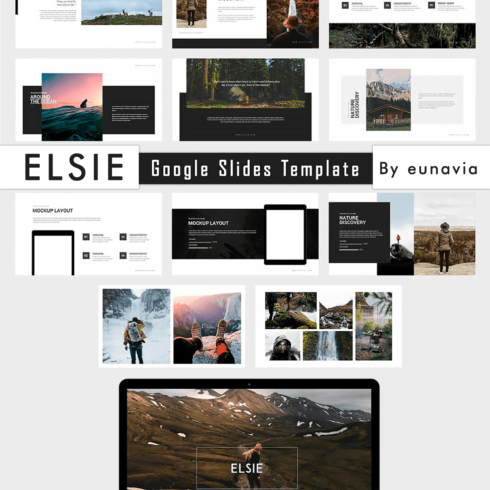 Many Slides of Elsie Google Slides Template.
