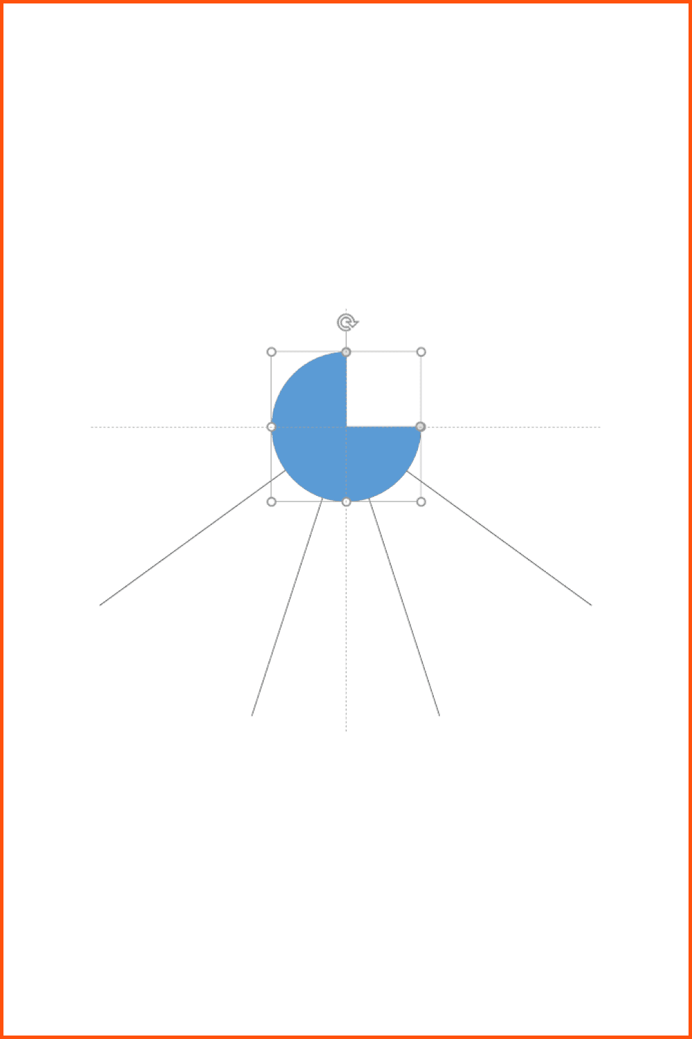 Insert and scale of Partial Circle.