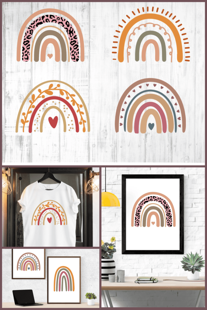 Boho Rainbow SVG Bundle – MasterBundles