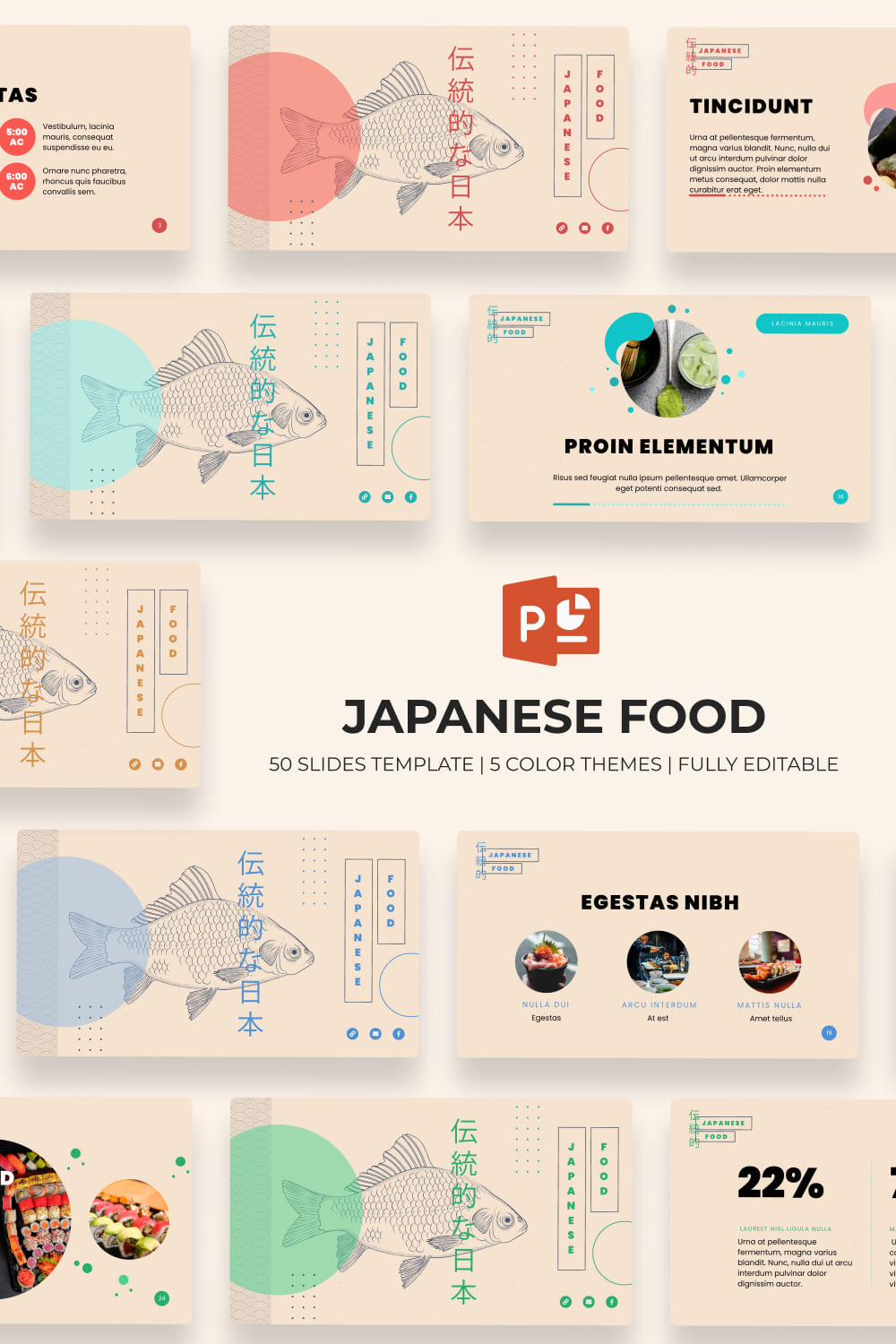 3 japanfood powerpoint template 1000h1500