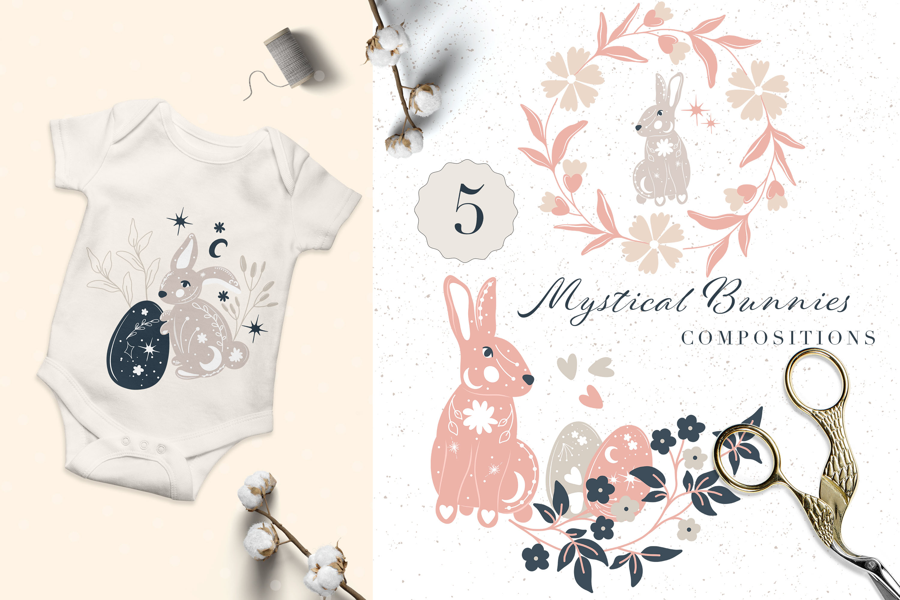 Mystic Bunny Collection designs.