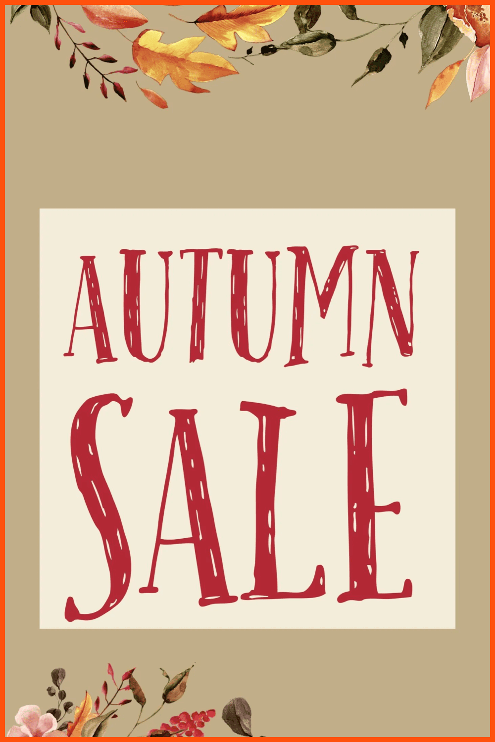 Autumn Sale Promotion Graphics.