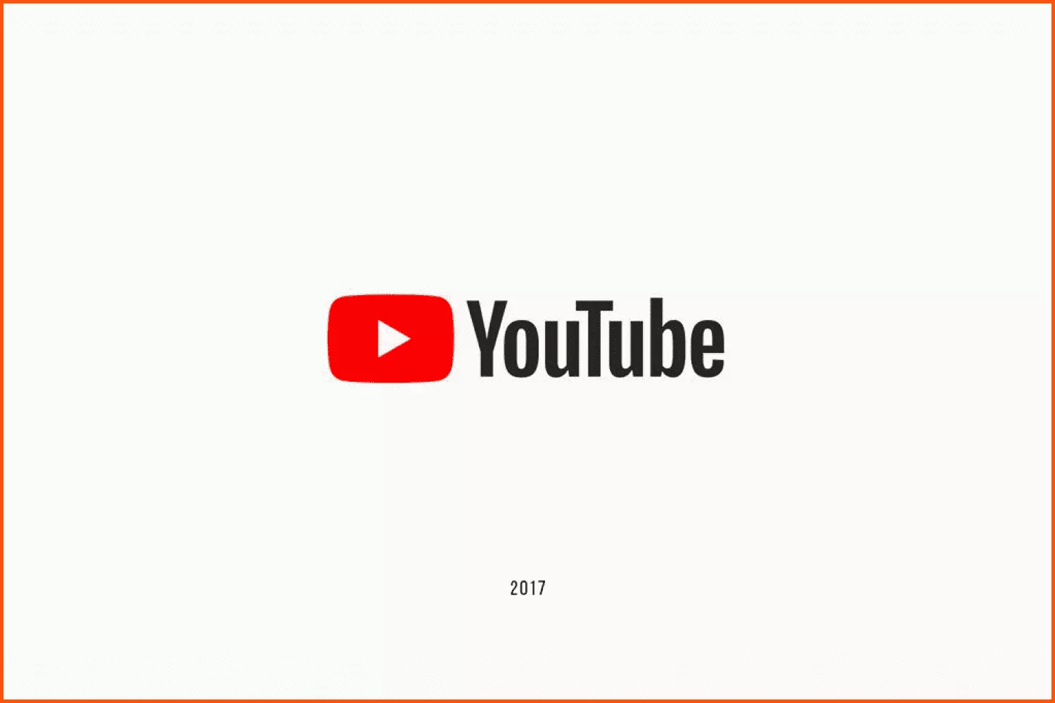 Modern YouTube Logo.